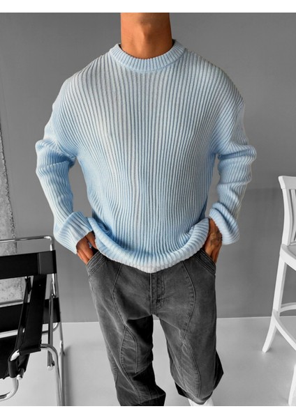 Erkek Regular Fit Kazak Bebek Mavi fiyatları