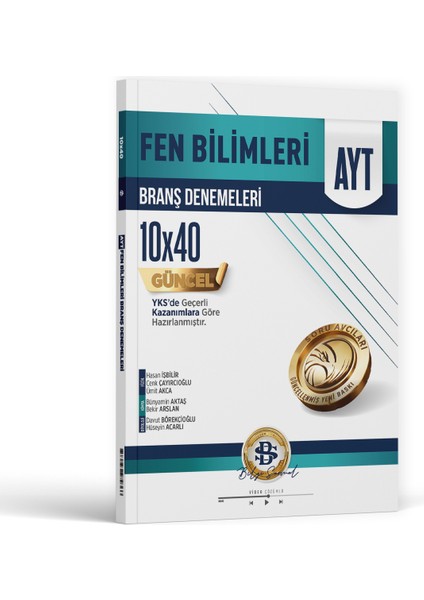 AYT Fen Bilimleri 10 x 40 Branş Denemeleri 2025-26
