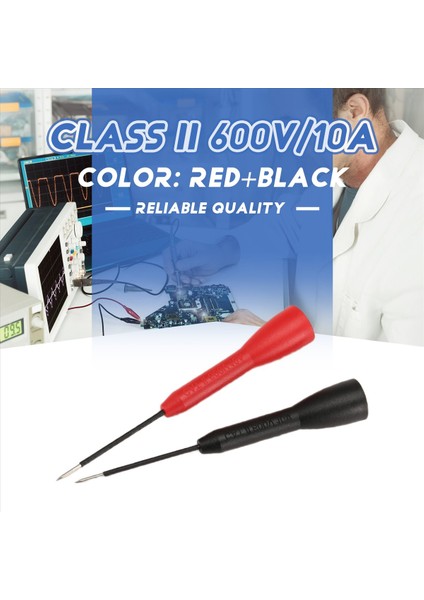 6 Paket 2mm Iğne Test Probları 600V/10A TL71 TL75-3 Siyah ve 3 Kırmızı Kurşunlar Için Tahribatsız Multimetre Testi (Yurt Dışından) indirimleri