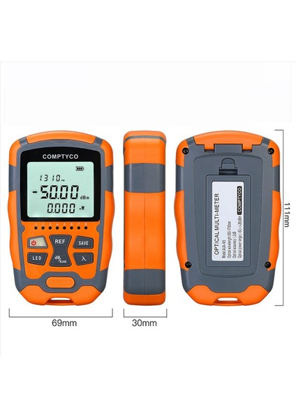 2x Comptyco Mini Optik Güç Ölçer Aua-M7 Opm Fiber Optik Kablo Test Cihazı -70DBM-+10DBM Sc/fc/st Evrensel Arayüz Konnektörü (Yurt Dışından) indirimleri