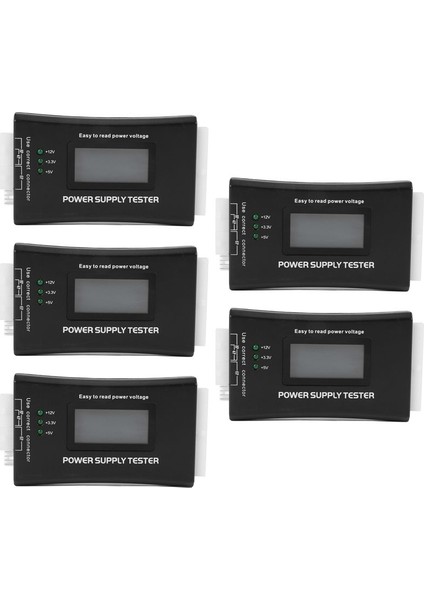Atx Itx Btx Pcı-E Sata HDD Için 5x 20+4 Pin LCD Güç Kaynağı Test Cihazı (Yurt Dışından)