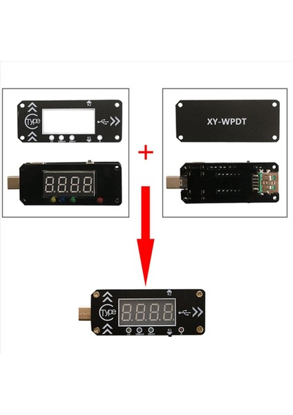 2x USB Şarj Tetikleyici Şarj Cihazı Voltmetre Ammetre 5V/9V/12V/15V/20V/PPS Pd2 0 Pd3 0 Tip-C USB Decoy Cihaz (Yurt Dışından) indirimleri
