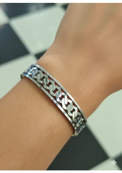 Çelik Kelepçe Bileklik