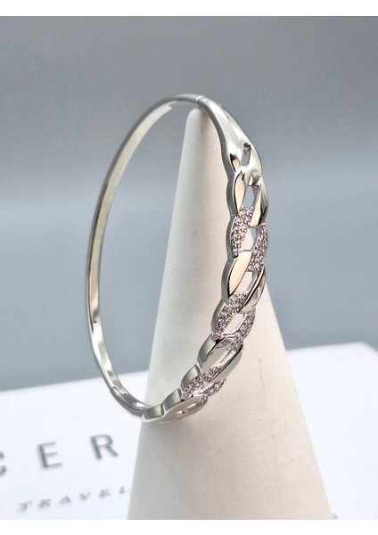 Vip Seri Gümüş Renk Zincir Model Kelepçe