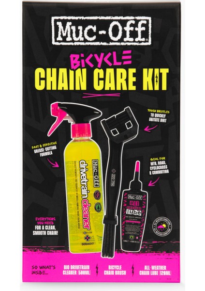 Bisiklet Zinciri Bakım Kiti Fırçalı 3lü Set