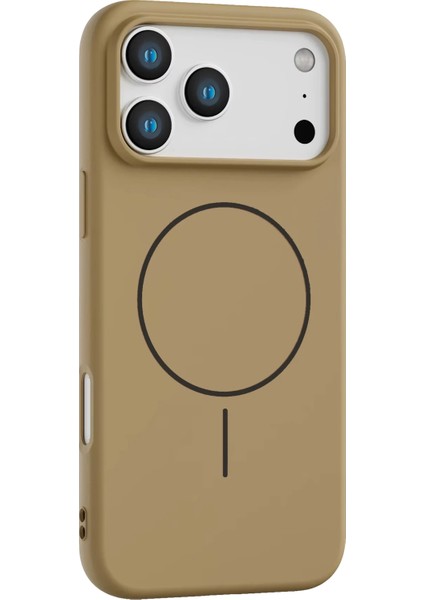 Apple iPhone 17 Pro Max Jully Magsafe Kapak - Çöl Titanyum indirimleri