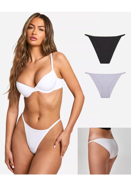 Kadın Slip Bikini Külot 2 Adet modelleri