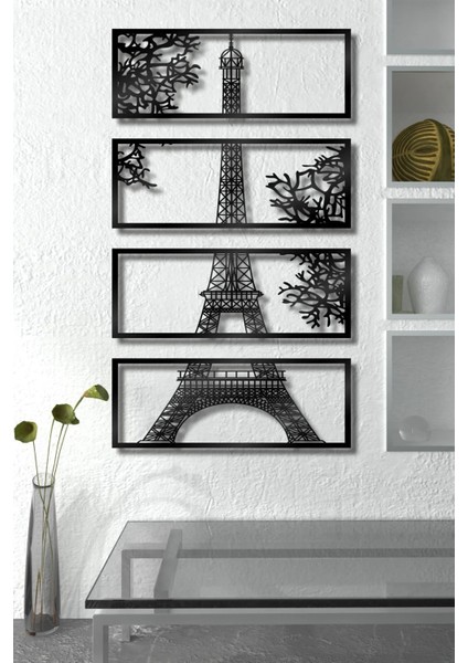 Duvar Dekorasyonu Mdf Eyfel 70X110CM Dekor Tablo