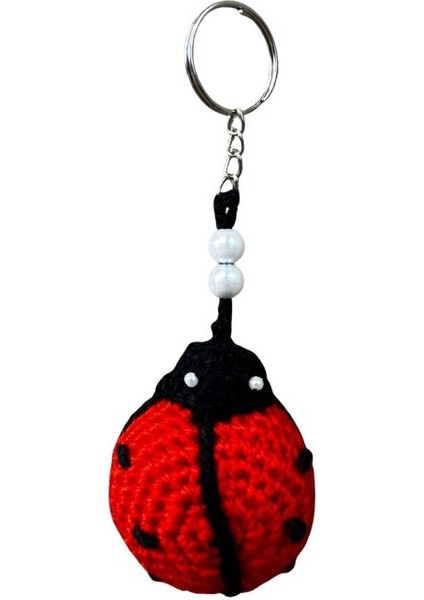 5126 El Yapımı Uğur Böceği Model Örgü Mini Anahtarlık indirimleri