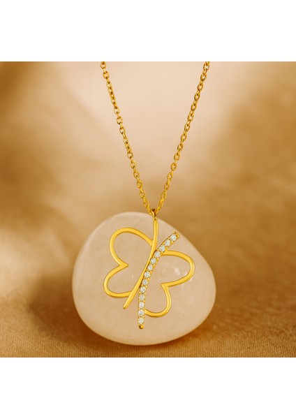 14 Ayar Altın Şans Kelebeği Kolye fiyatları