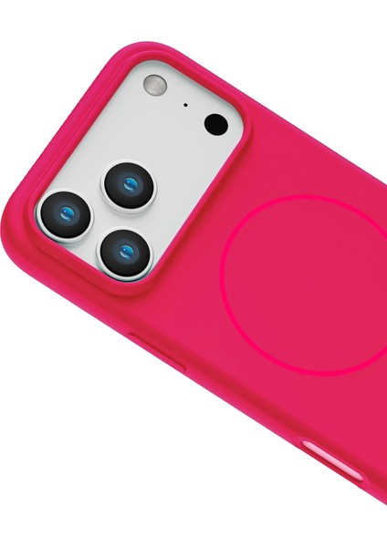 Apple iPhone 17 Pro Max Jully Magsafe Kapak - Pembe