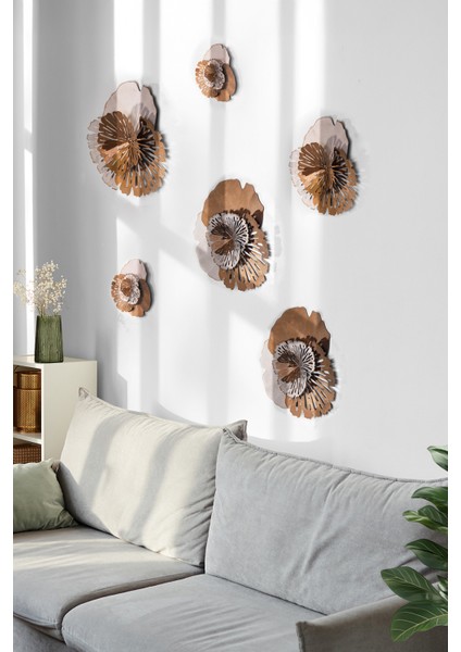 Dekorenzo Name Metal Duvar Tablosu, Ev Ofis Duvar Panosu (6 Parça) fiyatları