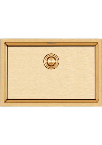 Stella 4454 Pvd Altın 50×40 El Yapımı Eviye-Attivo 4070 Altın Spralli̇ Batarya Seti fiyatları