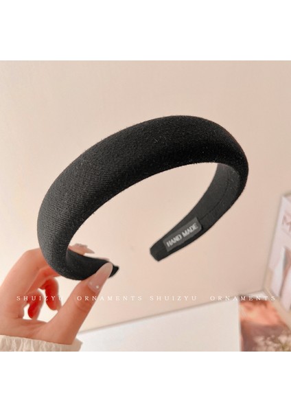 Sonbahar ve Kış Üst Düzey Saç Bantları Duygusu Köri Kafa Bandı Zarif Banliyö Qianjin Basıncı Saç Tokası Saç Demetini Boğmaz Karışıklık Kolay Değildir (Yurt Dışından)