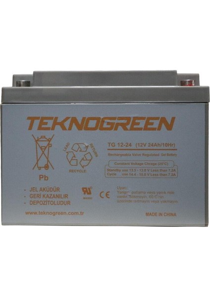 12V 24AH Jel Akü (K.2)