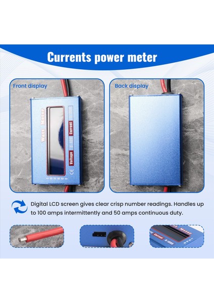 Dijital Wattmetre Watt Metre Güç Ölçer Dc 60V 100A Denge Voltajı Pil Denkleyicisi (Yurt Dışından) indirimleri