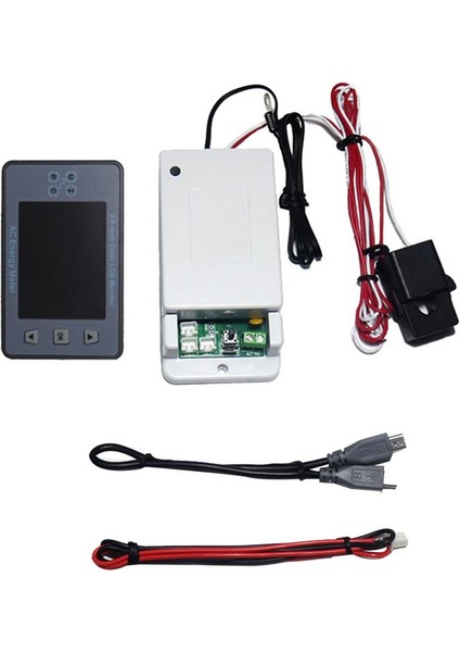 2 4 Inç Kablosuz Voltaj Ölçer Kiti AC100A Voltmetre Güneş Araç Pil Şarjı Coulometre Kapasite Güç Monitörü (Yurt Dışından) modelleri