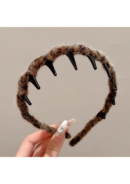 Fransız Retro Üst Düzey Saç Bantları Duygusu Kadın Ekose Sonbahar ve Kış Net Kırmızı Yeni Mizaç Kıdemli Tasarım Kafa Bandı Yüksek Kranial Üstleri (Yurt Dışından)