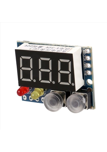 2x Dc 0-100V LED Dijital Voltmetre Buzzer Alarm Pil Göstergesi 5V 12V 24V Voltaj Ölçer Test Cihazı Şarj Monitörü (Yurt Dışından) fırsatları
