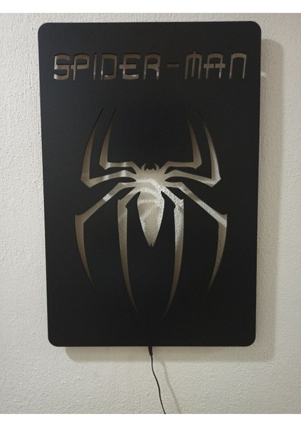 Spiderman Açma Kapama Düğmeli LED Işıklı Duvar Tablosu indirimleri