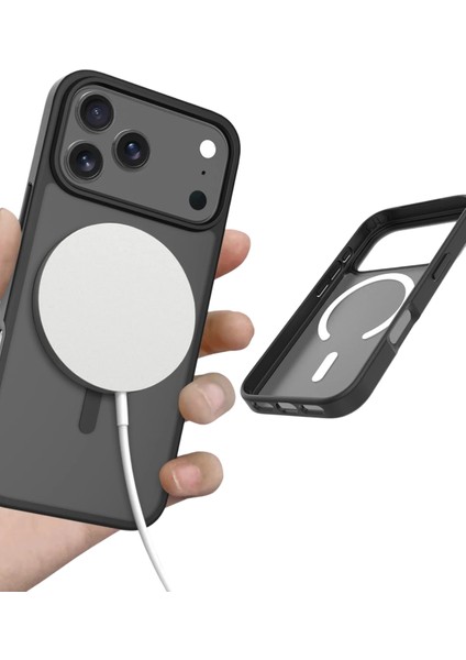 Apple iPhone 17 Pro Max Jota Magsafe Kapak - Siyah
