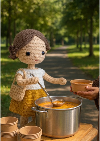 Gönüllü Elif – El Yapımı Örgü Amigurumi Bebek fiyatları