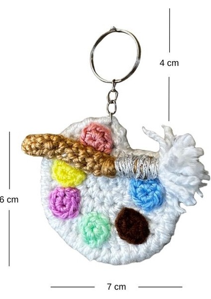 5477 El Yapımı Palet Temalı Örgü Anahtarlık fiyatları