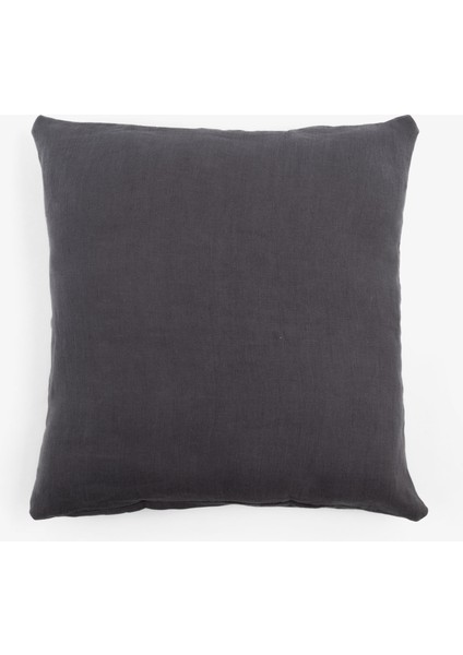 Lona Keten Düğmeli Kırlent Kılıfı 2'li 40x40 Gri indirimleri