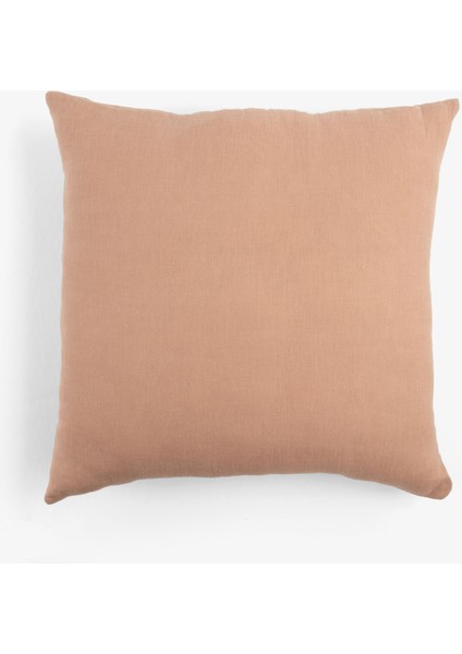 Lona Keten Düğmeli Kırlent Kılıfı 2'li 40x40 Somon indirimleri