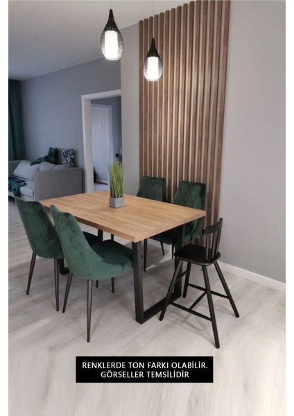 Ceviz Duvar Çıtası 1 Paket (5 Adet) 100 x 5 cm Dekoratif Şerit Duvar Çıtası Boyanabilir Mdf