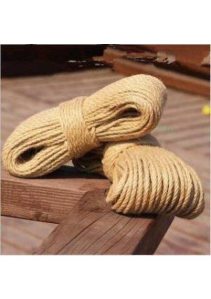 6mm Jüt Halat Kendir Urgan Halat Ip 30 Metre modelleri