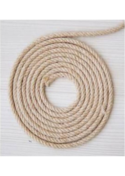 6mm Jüt Halat Kendir Urgan Halat Ip 30 Metre fırsatları