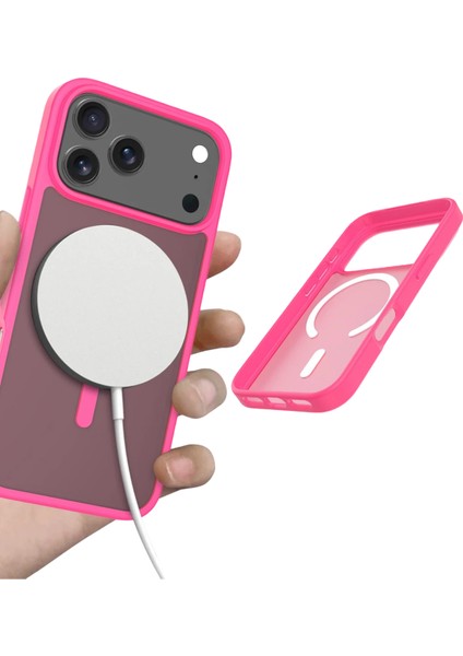 Apple iPhone 17 Pro Jota Magsafe Kapak - Rose