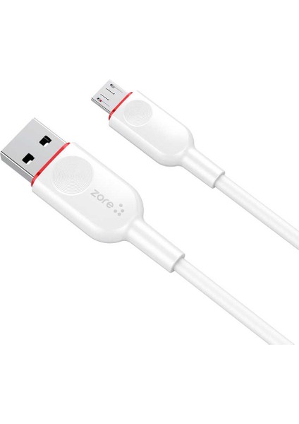 ​zore Vest Serisi V2 Micro 2 In 1 Şarj Seti - Beyaz fırsatları