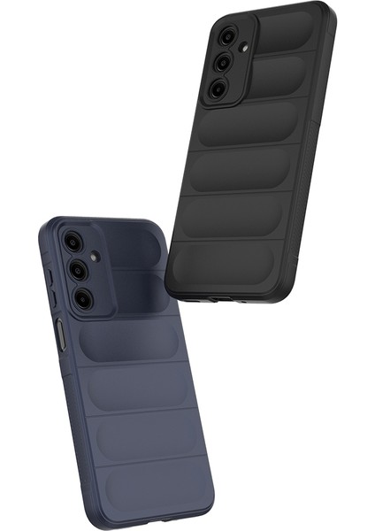 Galaxy A17 Kılıf Esnek Tpu Oyuklu Arka Yüzey Tasarımlı Zore Etnik Silikon Kapak - Siyah modelleri