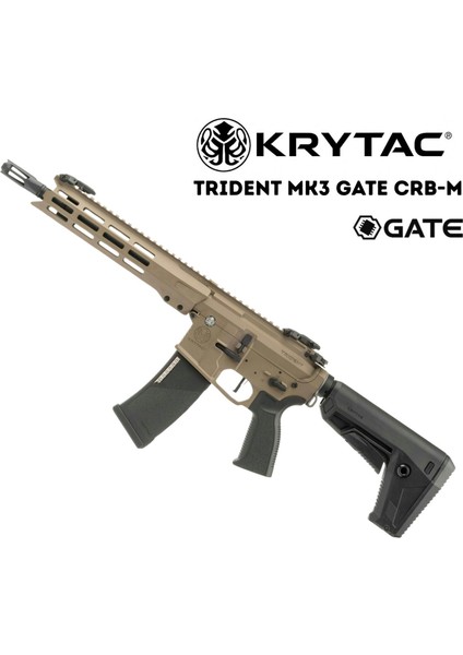 Trident Mk3 Gate Crb-M (M-Lok) Fde Tan Aeg Airsoft Tüfek