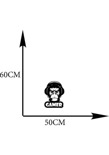 Ledli Gamer Maymun Ahşap Duvar Tablosu modelleri