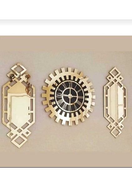 Xl Büyük Boy Dekoratif Duvar Saati 3 Lü Set fiyatları