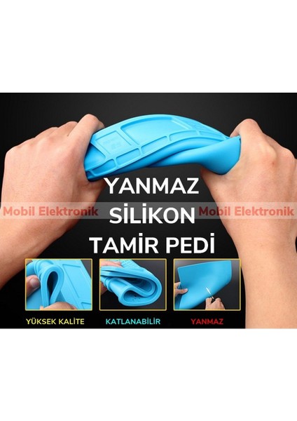 Teknik Servis Isıya Dayanıklı Silikon Ped Tamir Pedi 35X25CM modelleri