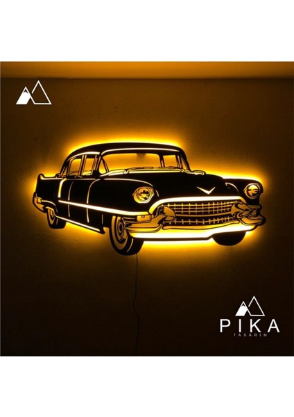 Belaır LED Işıklı Tablo - Ahşap Duvar Dekorasyonu