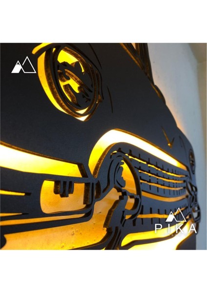 Belaır LED Işıklı Tablo - Ahşap Duvar Dekorasyonu fiyatları