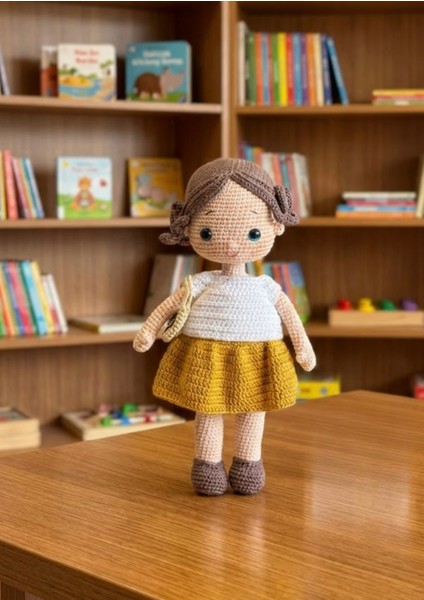 Gönüllü Elif – El Yapımı Örgü Amigurumi Bebek fırsatları