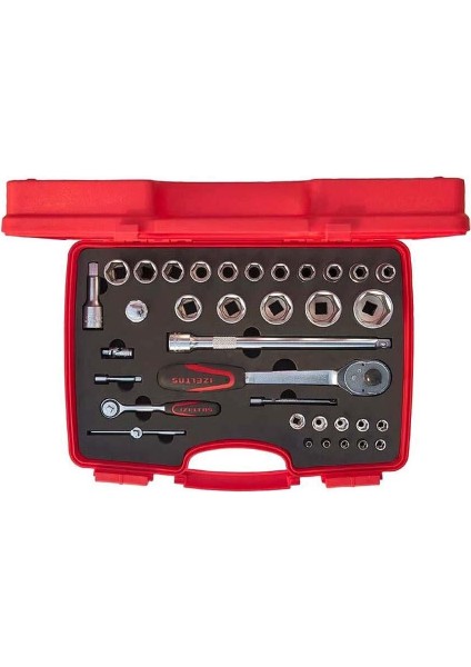 1113001038 1/4''-1/2'' Altı Köşe Lokma Anahtar Takımı 35 fırsatları