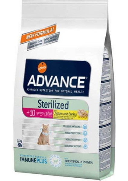 Cat Sterılızed+10 Senıor 1.5 Kg fiyatları