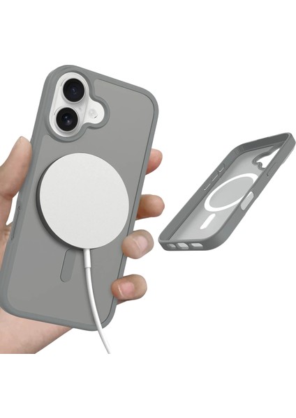 Apple iPhone 17 Jota Magsafe Kapak - Titan Gri