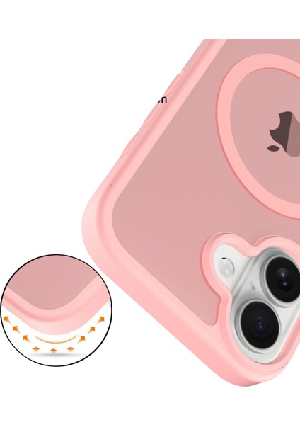 Apple iPhone 17 Jota Magsafe Kapak - Pudra