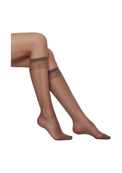 Venüs 40 Denye Diz Altı Parlak Bayan Çorap 1 Kutu (12 Adet)