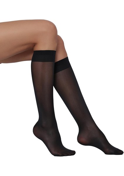 Venüs 40 Denye Diz Altı Parlak Bayan Çorap 1 Kutu (12 Adet)