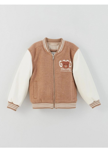 Lcw Kids Bej Kolej Yaka Kız Çocuk Mont modelleri