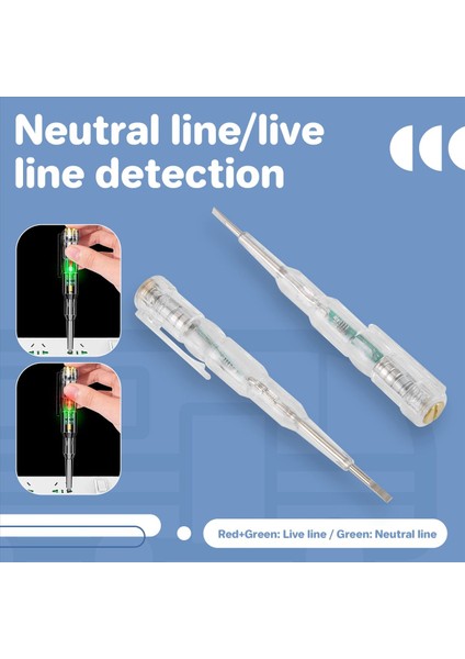 2pcs 24-250V Elektrikçi Devre Test Cihazı Kalemi Duyarlı Elektrik Test Cihazı Kalemi LED Göstergesi Işık Su Geçirmez (Yurt Dışından) indirimleri